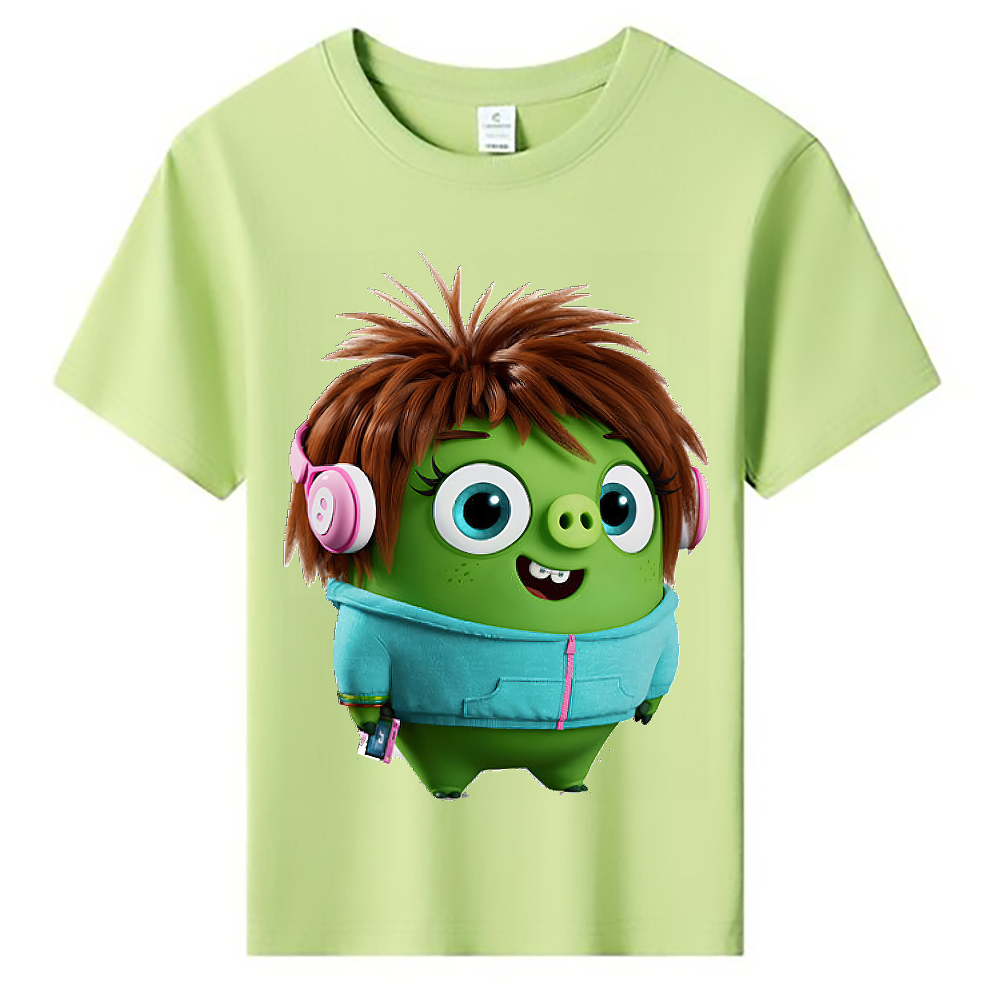 （画像用） Angry Birds アングリーバード 綿100％キッズTシャツ（フロントプリント）